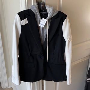 hoodie blazer jacket.